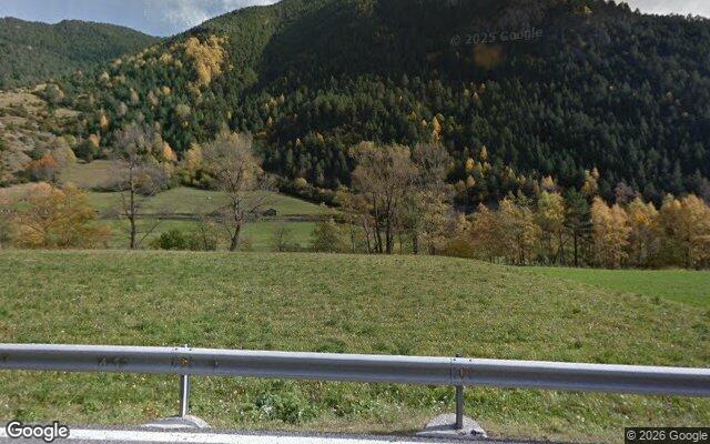 Vista de la parada Bordes d'Arans des de Google Street View