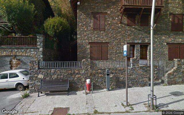 Vista de la parada Bordes d'Arans des de Google Street View
