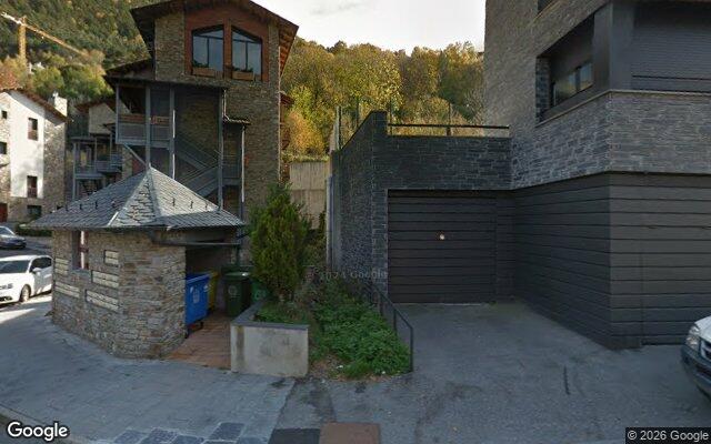 Vista de la parada El Clos d'Ordino des de Google Street View