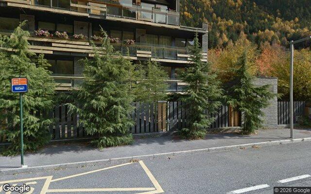Vista de la parada Els Teiers des de Google Street View