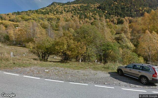 Vista de la parada Hostal del Serrat des de Google Street View