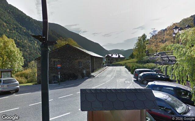 Vista de la parada Llorts des de Google Street View