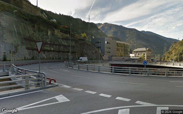 Vista de la parada Prada Ramonet des de Google Street View